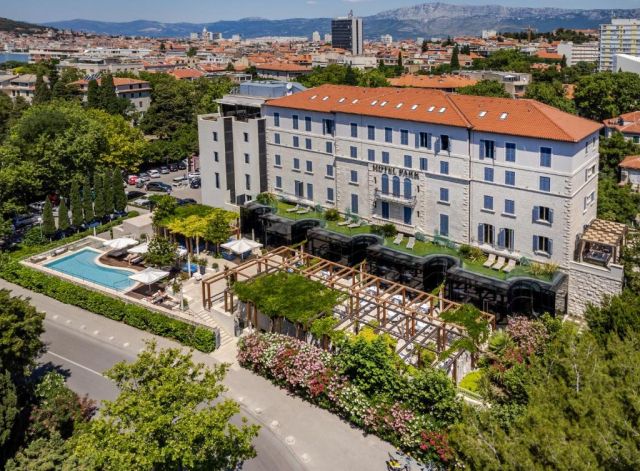Hotel Park Split. It is an outstanding hotel for many reasons: architecture, high level of the service, kindliness of the staff, size and comfort of the rooms, quality and diversity of breakfast, views!